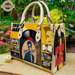 Bruno Mars Leather Handbag