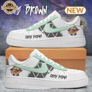 Chris Brown Music Air Force 1 Shoes Gift For Fan