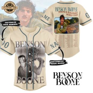 Custom Name And Number Benson Boone Music Baseball Jersey For Fans