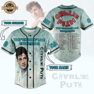 Custom Name And Number Charlie Puth Music Baseball Jersey For Fans