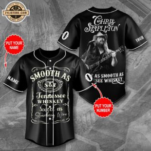 Custom Name And Number Chris Stapleton Music Baseball Jersey For Fan