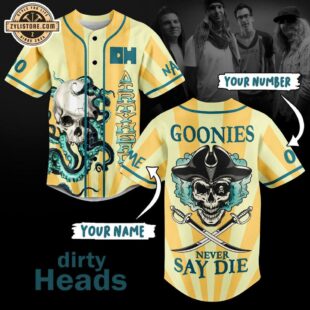 Custom Name And Number Dirty Heads 3D Baseball Jersey Shirt