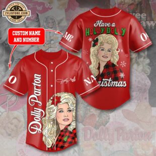 Custom Name And Number Dolly Parton Music Baseball Jersey For Fan