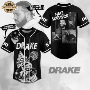 Custom Name And Number Drake 3D Baseball Jersey Shirt