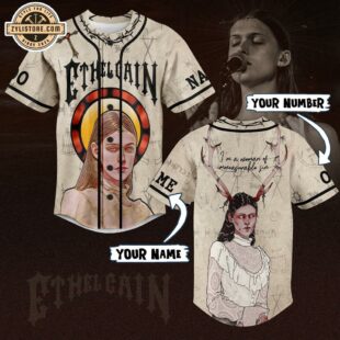 Custom Name And Number Ethel Cain 3D Baseball Jersey Shirt