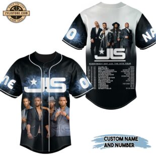 Custom Name And Number Everybody Say JLS The Hits Tour Baseball Jersey For Fans