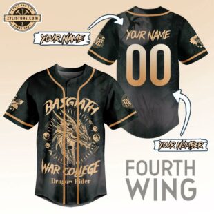 Custom Name And Number Fourth Wing Baseball Jersey For Fans