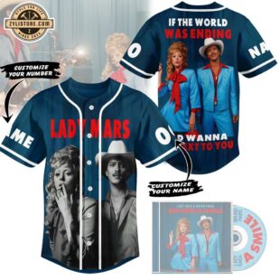 Custom Name And Number Lady Gaga & Bruno Mars Baseball Jersey For Fans