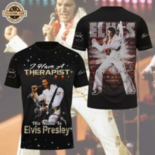 Elvis Presley I Have A Therapist All Over Print T-Shirt For Fans