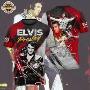 Elvis Presley Music All Over Print T-Shirt