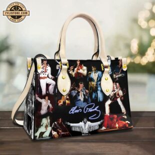 Elvis Presley Music Leather Handbag For Fans