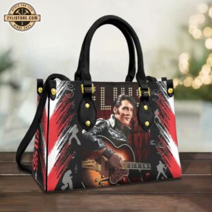 Elvis Presley Music Leather Handbag