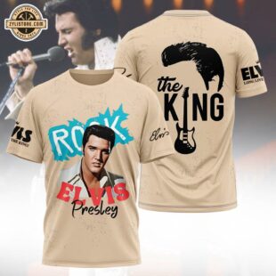 Elvis Presley The King All Over Print T-Shirt For Fans