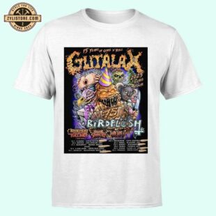 Gutalax 15 Year Of Gore'N Rol Euro Tour 2025 Unisex T-Shirt