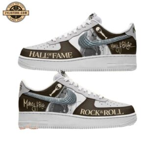 Mary J. Blige Rock & Roll Hall Music Air Force 1 Shoes For Fans