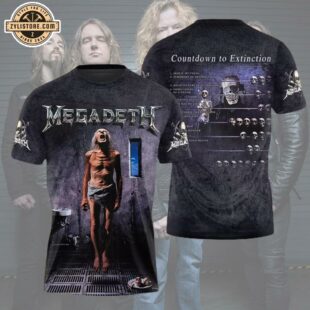 Megadeth 3D All Over Print T-Shirt For Fans