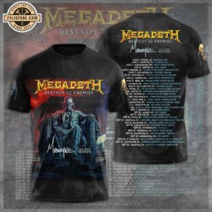 Megadeth Band All Over Print T-Shirt For Fan