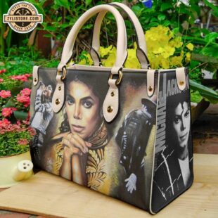 Michael Jackson Leather Handbag