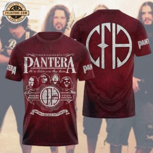 Pantera 3D All Over Print T-Shirt For Fan