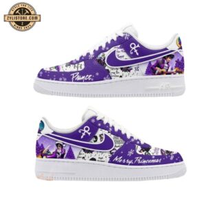 Prince Music Air Force 1 Shoes For Fans