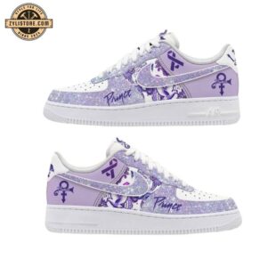 Prince Purple Rain Music Air Force 1 Shoes For Fans