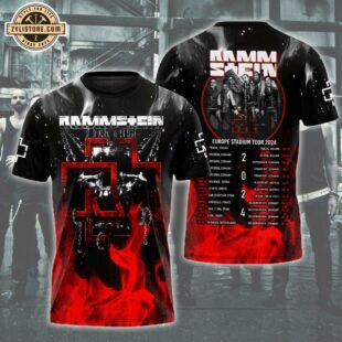 RAMMSTEIN 3D All Over Print T-Shirt For Fan