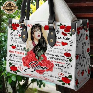 Selena Quintanilla Music Leather Handbag