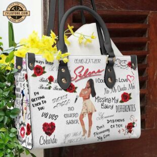 Selena Quintanilla Rose Queen Memories Leather Handbag