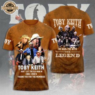 Toby Keith 3D All Over Print T-Shirt