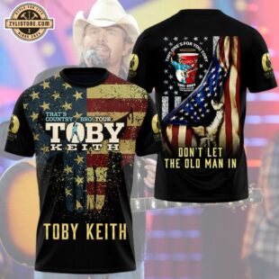 Toby Keith 3D All Over Print T-Shirts For Fan