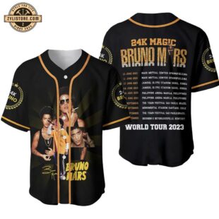 Bruno Mars Baseball Jersey Shirt