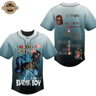 Burna Boy Music Baseball Jersey Shirt