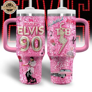 Elvis Presley Tumbler 40Oz With Handle