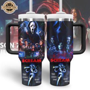 Ghostface Scream Movies Tumbler 40Oz With Handle