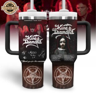 King Diamond Tumbler 40Oz With Handle