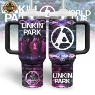 Linkin Park Music Tumbler 40Oz With Handle