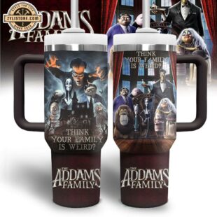 The Addams Family Movies Tumbler 40Oz With Handle