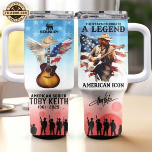 Toby Keith Tumbler 40Oz With Handle