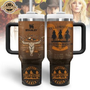 Yellowstone TV Series Tumbler 40Oz With Handle