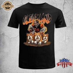 Cleveland Browns Retro Skeleton Unisex T-Shirt