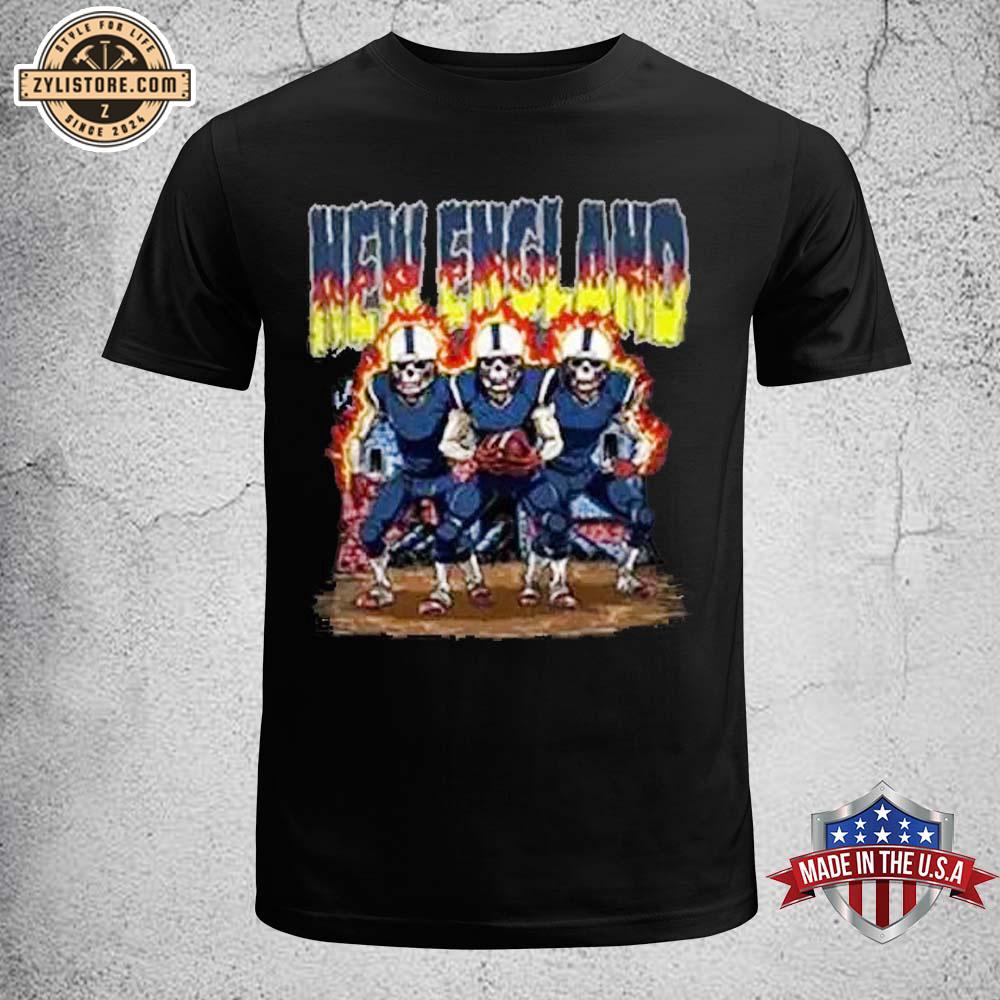 New England Patriots Retro Skeleton Unisex T-Shirt