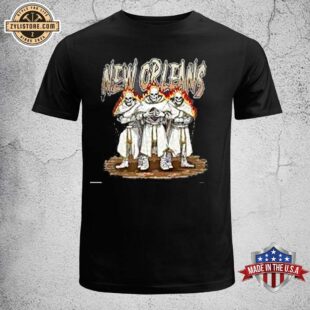 New Orleans Saints Retro Skeleton Unisex T-Shirt