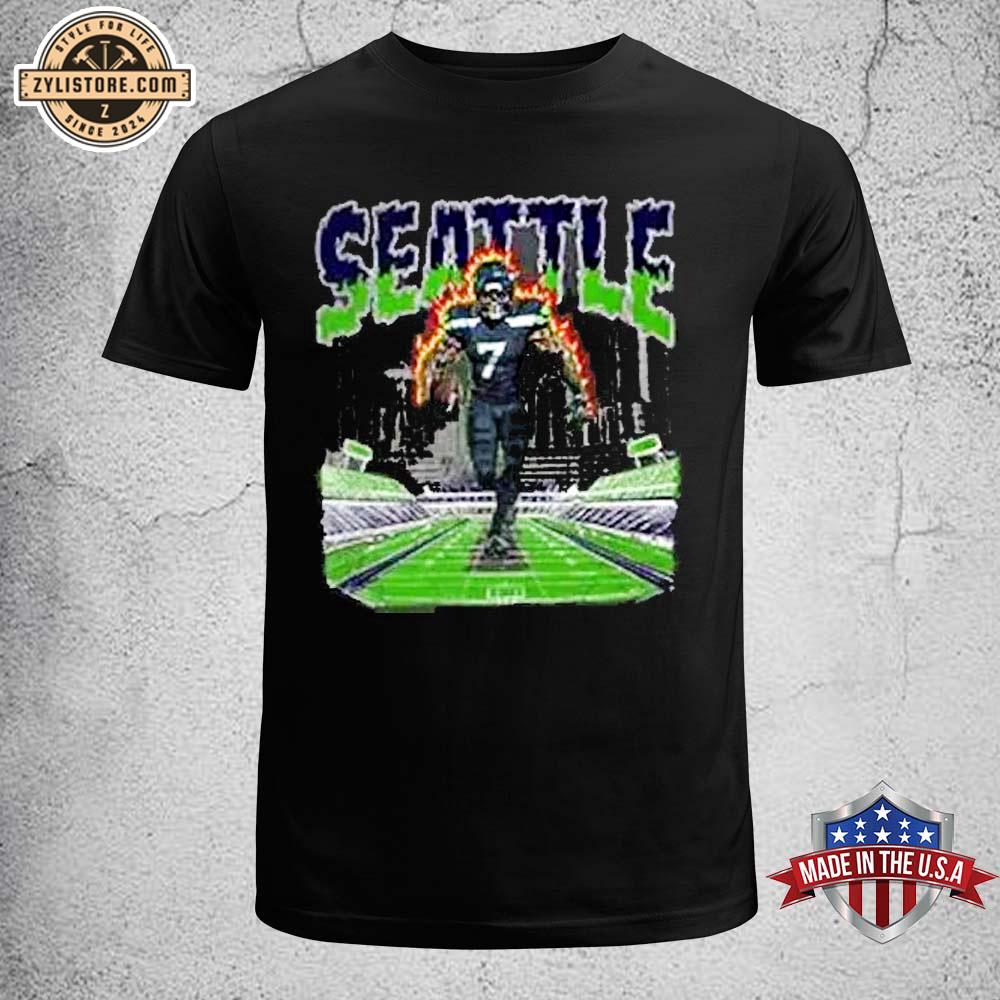 Seattle Seahawks Retro Skeleton Unisex T-Shirt
