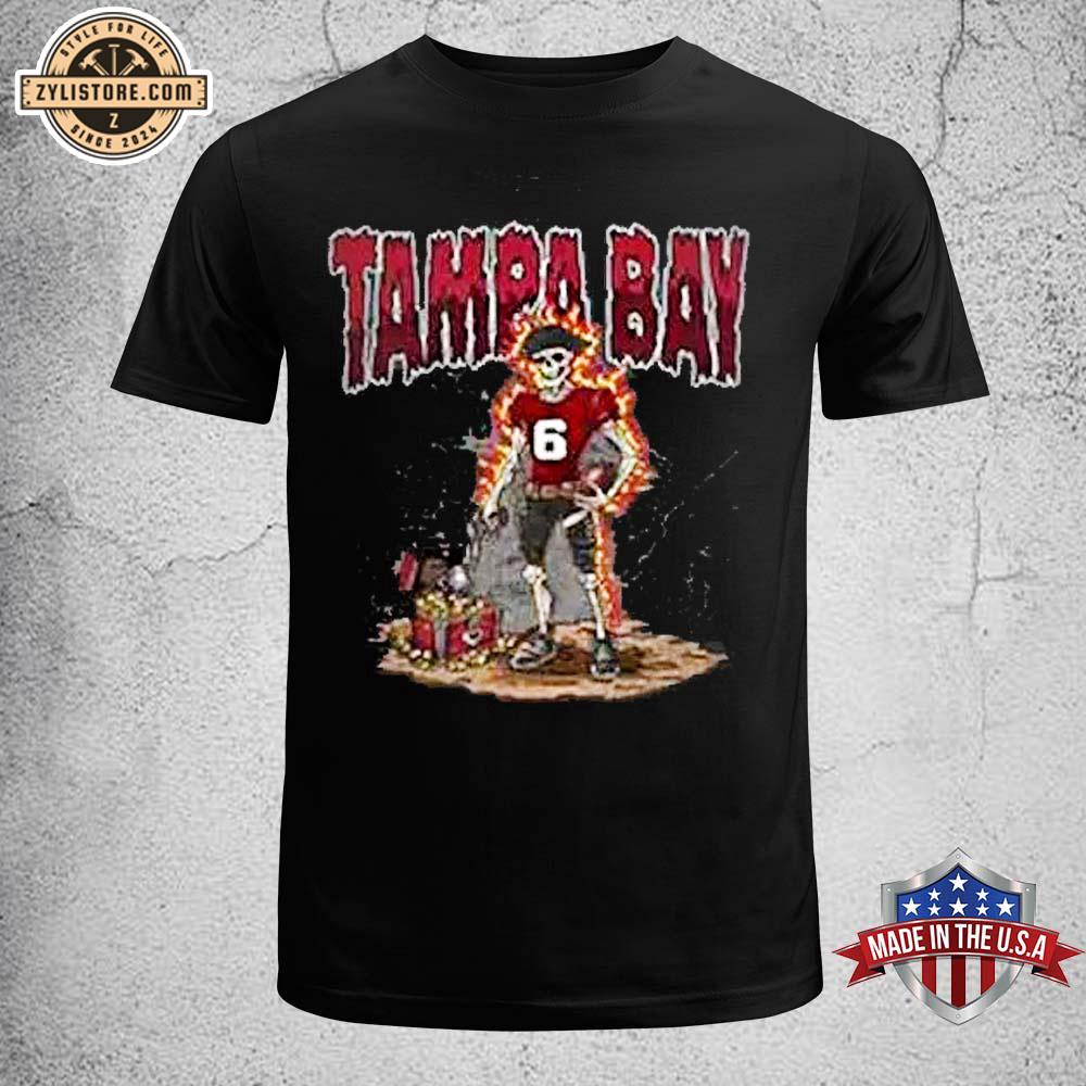Tampa Bay Buccaneers Retro Skeleton Unisex T-Shirt